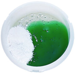 résine epoxy avant mélange 